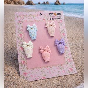 NWT LoveShackFancy x Crocs Limited Edition Fragrance Jibbitz 5-Pack